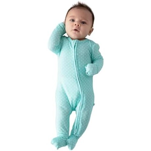 Posh Peanut Convertible Baby Sleepers - Boys Footless Baby Pajamas with 2 Way Zipper for Easy Diaper Changes