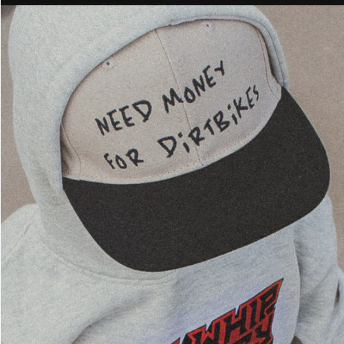 Need $ For Dirt Bikes Snapback Black