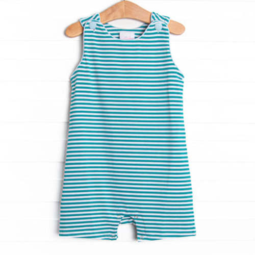 Henry Jon Jon, Light Blue and Teal Stripe – Stitchy Fish