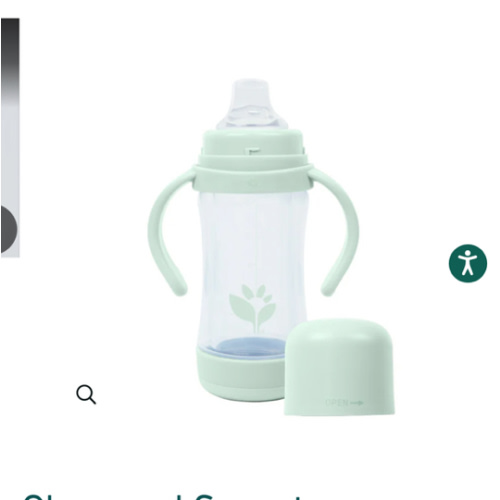 Glass and Sprout Ware® Sip & Straw | Green Sprouts