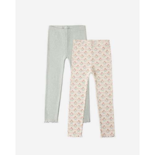 Ribbed Legging Set Blossom, Heathered Seafoam