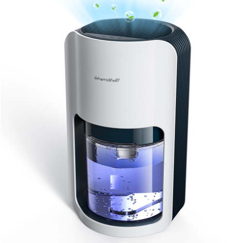 KLOUDIC 1200ml Ultra Quiet Dehumidifier with Automatic Defrosting for Home, 480 Sq ft