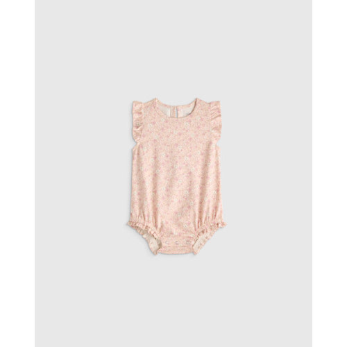 100% Organic Cotton Bubble Romper - Baby in Garden Path