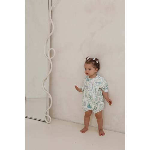 Oversized Tee Romper - Paradiso