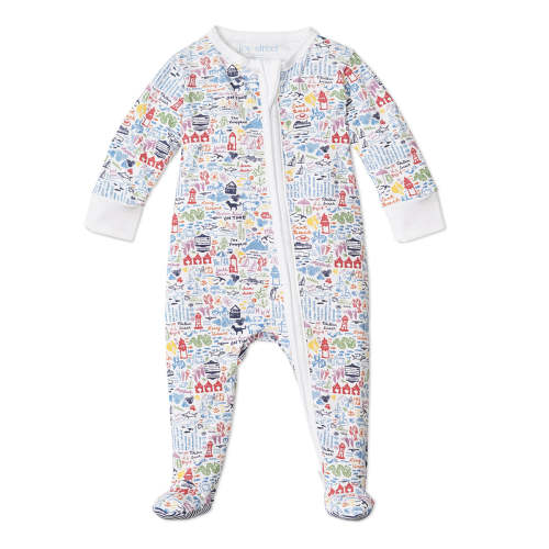 Martha's Vineyard Zip Baby Onesie | Joy Street Kids