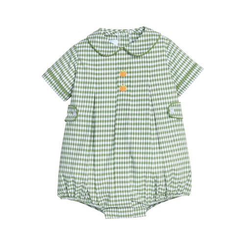 Embroidered Nicholas Bubble - Pumpkin