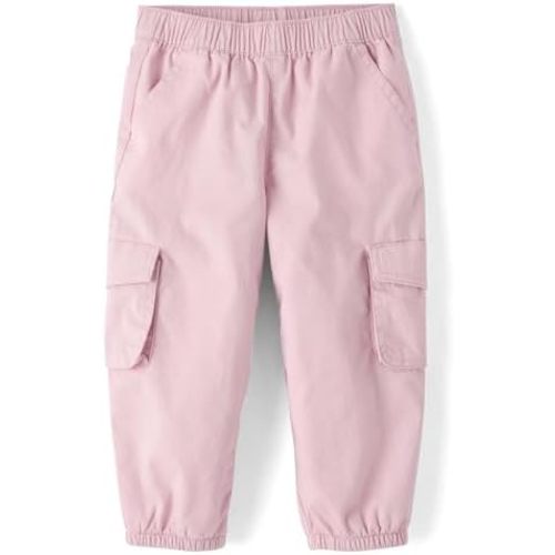The Children's Place Baby Girls' and Toddler Barrel Leg Cargo Pants
