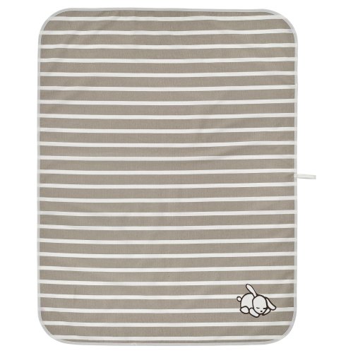 LEN Changing pad - white beige/stripe pattern 35 3/8x27 1/2 "