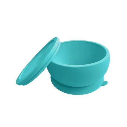 Toddler Plates - Suction Silicone Bowl with Lid - Octopod