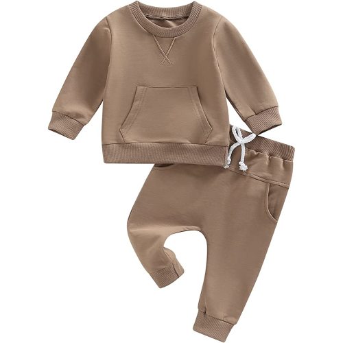 CIYCUIT Toddler Baby Boy Clothes Long Sleeve Sweatshirt Pants Set Fall Winter Outfits
