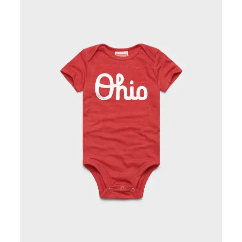 Script Ohio Baby One Piece