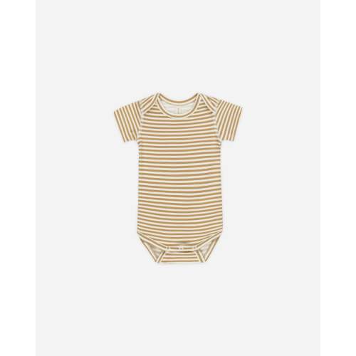 Short Sleeve One-Piece || Honey Stripe – Quincy Mae