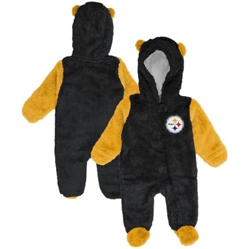 Outerstuff Newborn & Infant NFL Stay Napping Fleece Bunting Full-Zip Sleeper