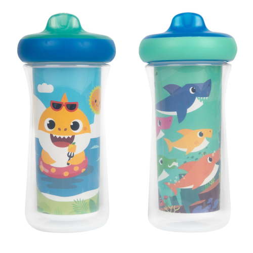 Baby Shark Insulated Sippy Cups - 2x9oz Cups - Walmart.ca