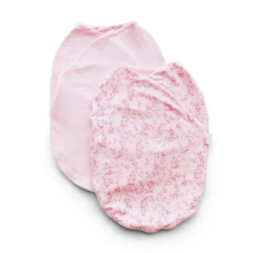 COCOON SWADDLE - Bamboo Cotton Whimsical Garden (SMALL)