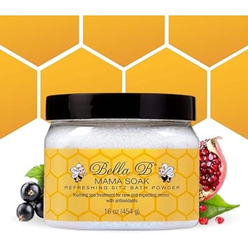 BELLA B Mama Soak 16 oz - Sitz Bath Soak For Postpartum Care - After Birth Care Made with Natural Ingredients - Helps to Heal and Reduce Swelling