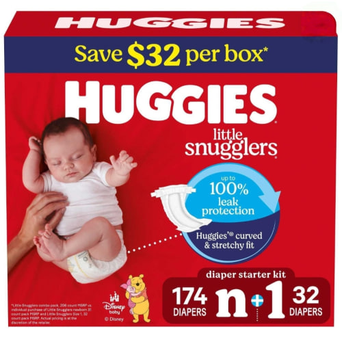 Huggies Little Snugglers Baby Diapers, Sizes Newborn-2 - Samsclub.com