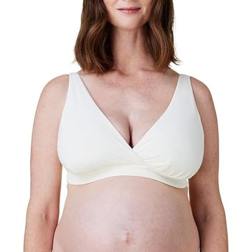 Bravado Designs Women's Ballet Full Cup Nursing Bra for Breastfeeding Wireless Sleep Maternity Bra