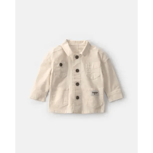 Baby Canvas Jacket - Ivory - OshKosh B'gosh | Carter's