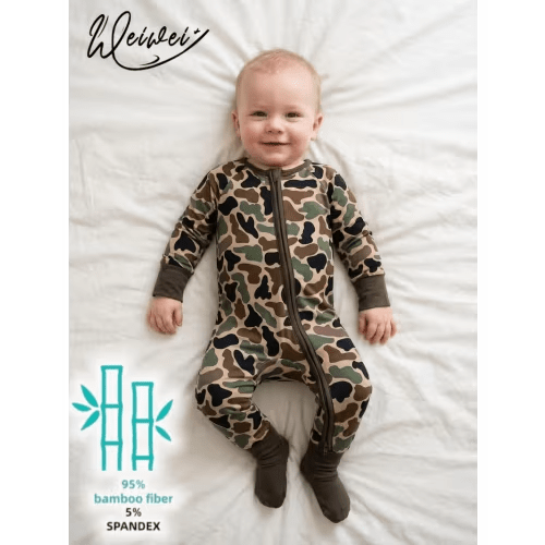 vvcarekids unisex bamboo fiber camo jumpsuit camo - Temu