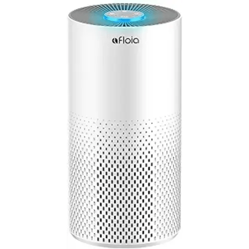 Afloia Air Purifiers for Home Bedroom Large Room Up to 1076 Ft², 3-Stage Filter Cleaner Odor Eliminator, Remove Pets Dust Dander Hair Allergy Mold Pollen Smoke Smell, Quiet 22 dB, 7 Colors Night Light