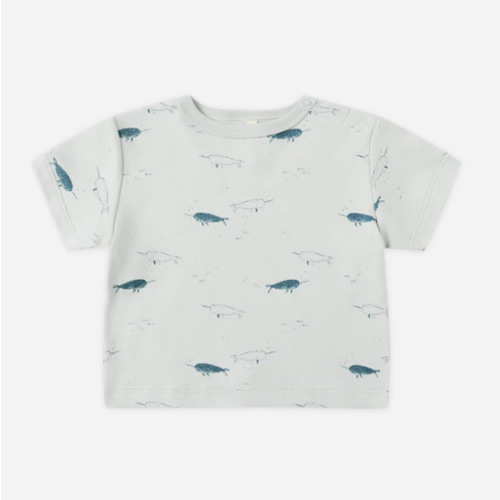 Boxy Tee || Narwhals – Rylee + Cru