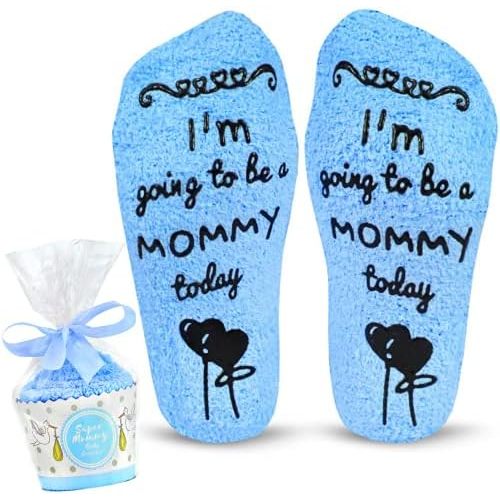 Cavertin Women's Labor and Delivery Socks with Gift Packaging