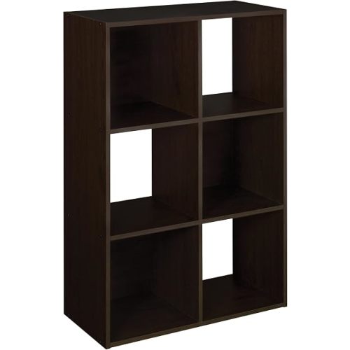 ClosetMaid 78815 Cubeicals Organizer, 6-Cube - Espresso