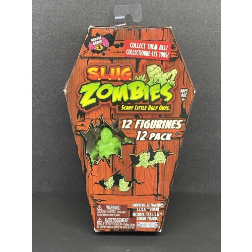 S.L.U.G. ZOMBIES series 3 set 12 slug NEW coffin