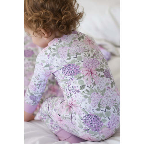 Convertible Zip Romper | Lavender Lullaby