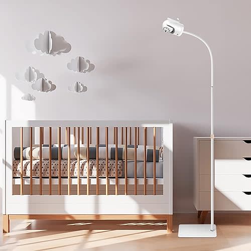 67" Adjustable Height Baby Monitor Floor Stand Holder for HelloBaby,Infant Optics DXR-8 Pro,Nanit Pro & Flex Stand,Eufy,Motorola,Owlet,Momcozy Baby Monitor Stand,Also for Cameras with 1/4 Screw Mount