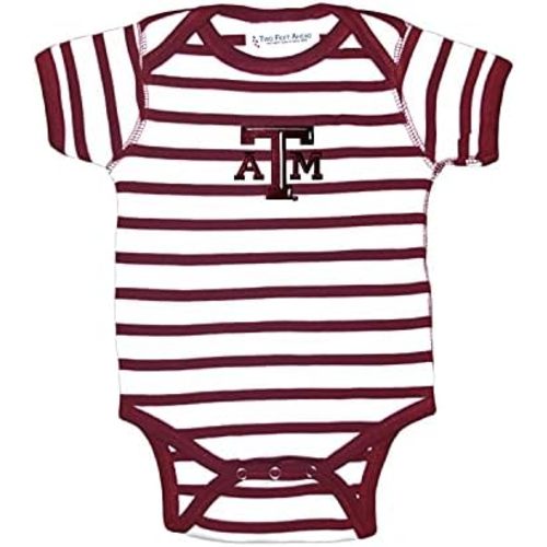 Two Feet Ahead Striped Baby Bodysuit Creeper Baby Boy Clothes for Newborn infants Sizes 0-3M 6M 12M
