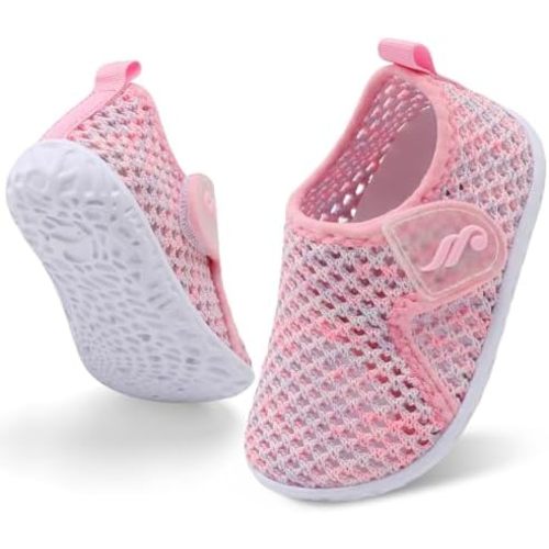 JIASUQI Baby Boys Girls Barefoot Swim Pool Water Shoes Beach Walking Sandals Athletic Sneakers