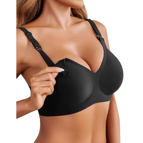 Avidlove Women's Seamless Bras Nursing Bras for Breastfeeding Tshirt Everyday Bra