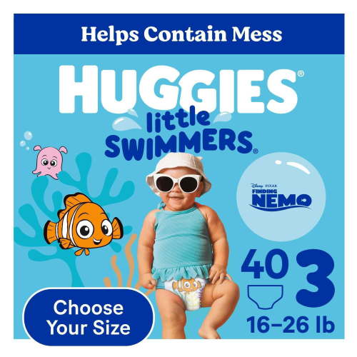 Huggies Little Swimmers Swim Diapers, Sizes 3-6 - Samsclub.com