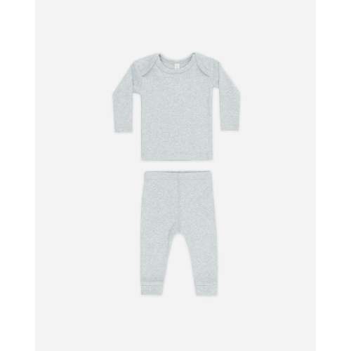 Ribbed Tee And Legging Set Taupe (3-6 Months)