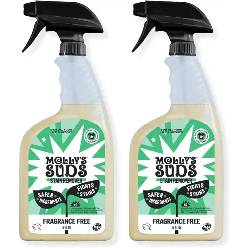 Molly's Suds Stain Remover Spray | (Fragrance Free) (16 Fl Oz (Pack of 2))