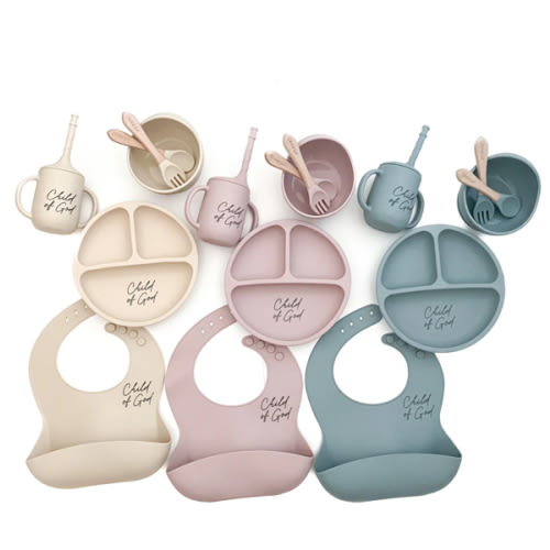 Child of God Silicone Feeding Set – OUR HOUSE ABOVE