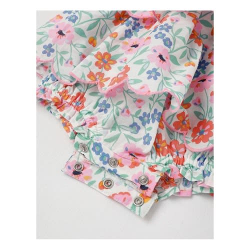 Audrey Frill Romper in Ditzy Print in Assorted Colours
