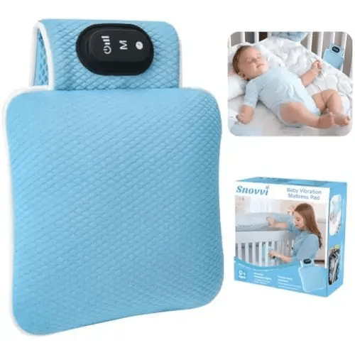 Ultimate Baby Sleep Soother – 3 Vibration Modes & Intensities for Gentle Sleep Assistance, Type-C Fast Charging, Perfect Crib Accessory for Newborns and Infants!(Small)