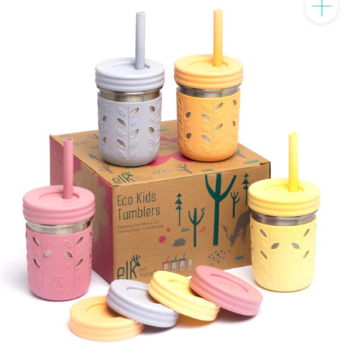 Stainless Steel 10oz Drinking Tumblers + Food Storage