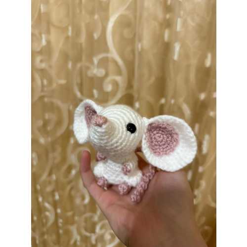 Crochet mouse crochet rat plushie!!