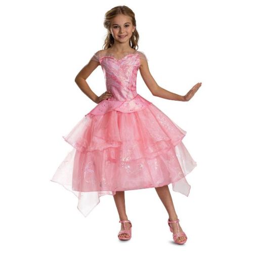 NBCUniversal Girls' Wicked the Musical Glinda Upland Classic Costume Dress Pink