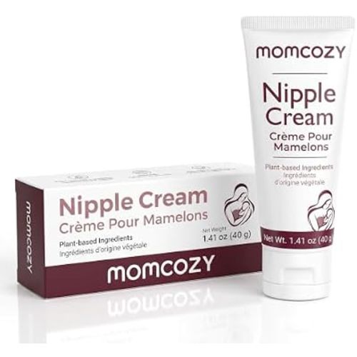 Momcozy Nipple Cream for Breastfeeding, Lanolin-Free, Safe & Soothing Balm