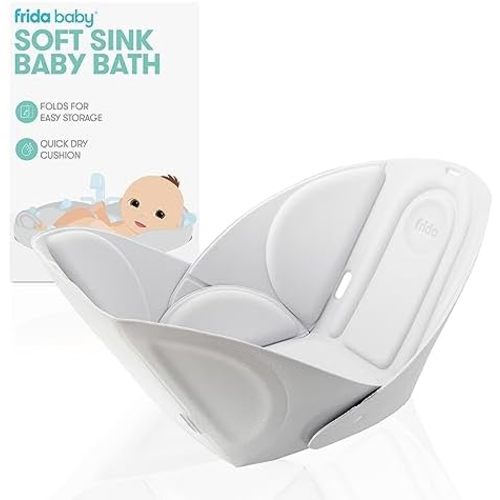 Frida Baby Soft Sink Bath, Sink Bather for Newborns, Easy to Clean Bather