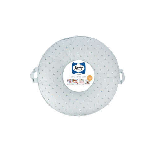 Sealy Children's Floor Cushion - Drops and Robin Blue - Goosewaddle® | Newborn Baby Blankets Toys Teethers Bibs & More