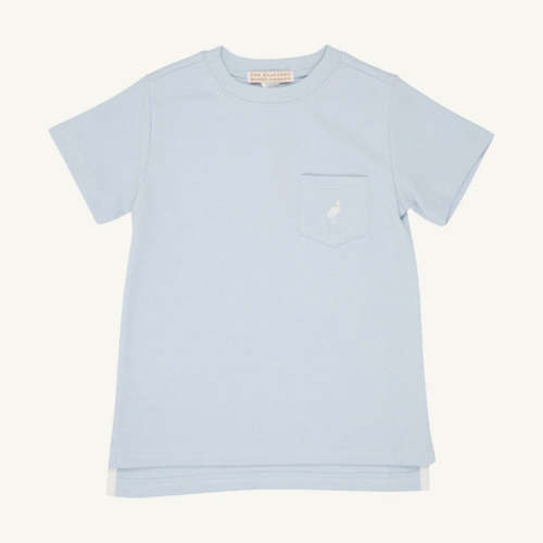 Carter Crewneck - Worth Avenue White with Multicolor Stork