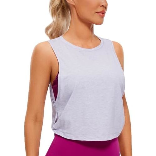 CRZ YOGA Pima Cotton Dropped Armhole Tank