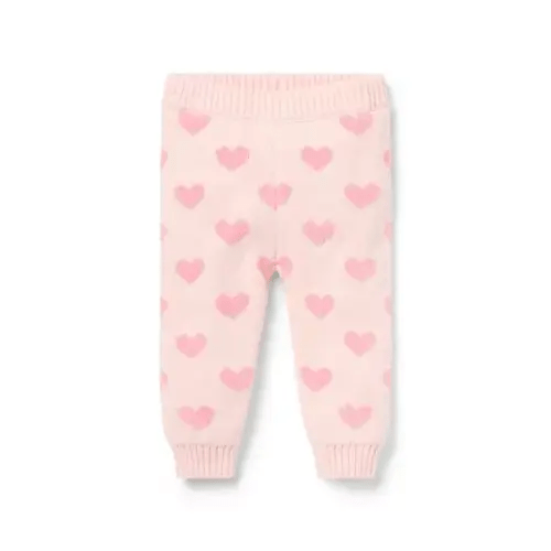 Baby Soft Rose Heart Baby Heart Sweater Pant by Janie and Jack