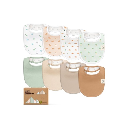 8-Pack Baby Drool Bibs